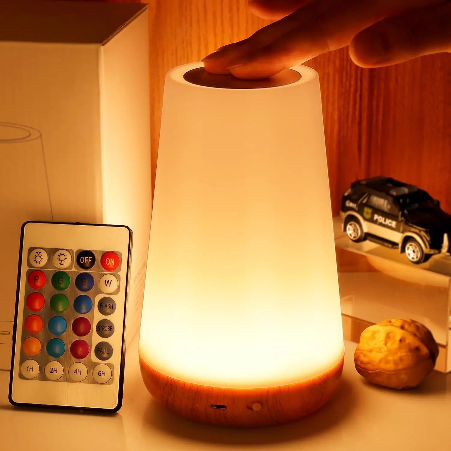 13 Color Changing Night Light Remote Control Touch Dimmable