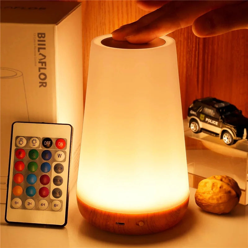 13 Color Changing Night Light Remote Control Touch Dimmable